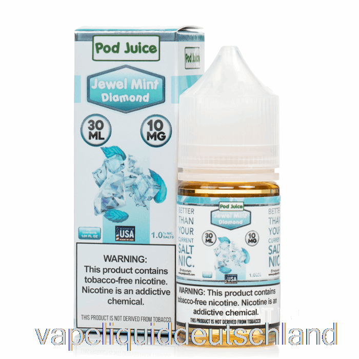Jewel Mint Diamond – Schotensaft – 30 Ml, 10 Mg Vape-Flüssigkeit